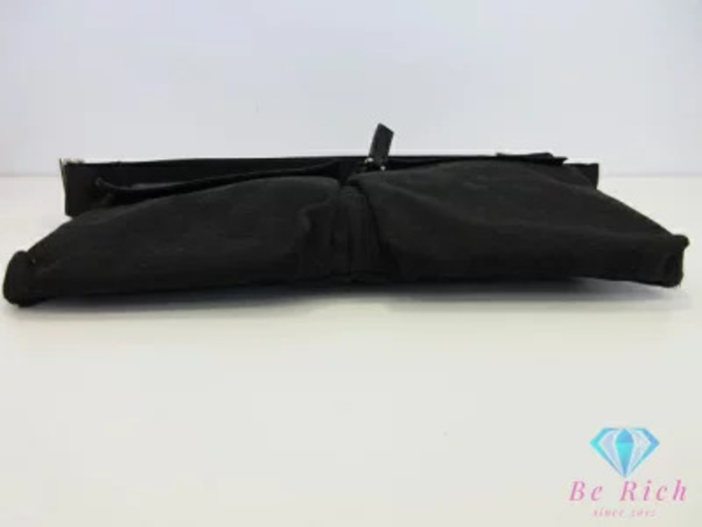 Gucci Waist Bag GG Black Pouch Clutch Body Belt - Picture 3 of 7